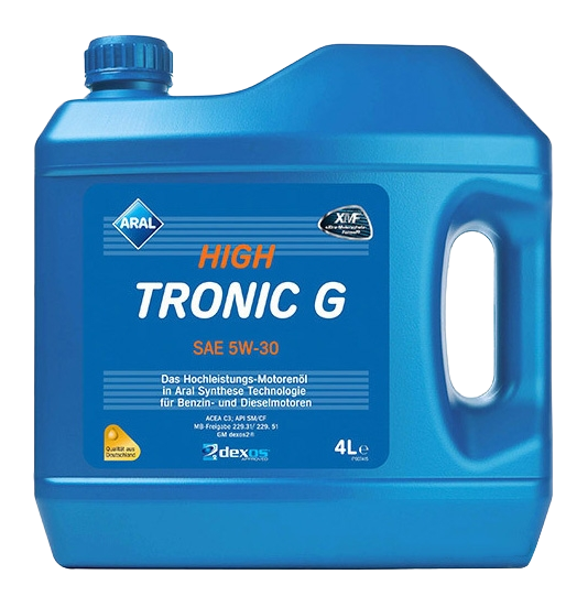 Моторное масло Aral HighTronic G 5W-30, 4л